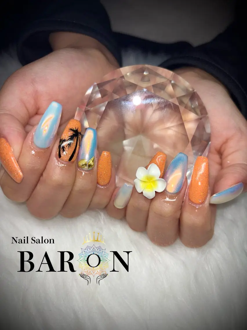 ネイル ジェルネイル ♛︎BARON♛︎ MASHIROのネイルデザイン