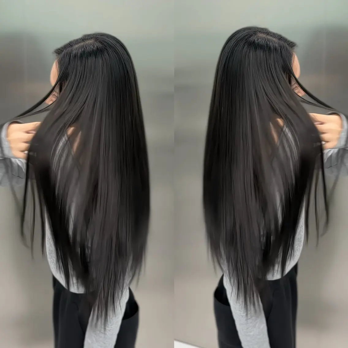 ロング ヘアカラー 縮毛矯正 トリートメント 縮毛矯正特化 髪質改善辻良輝のヘアスタイル