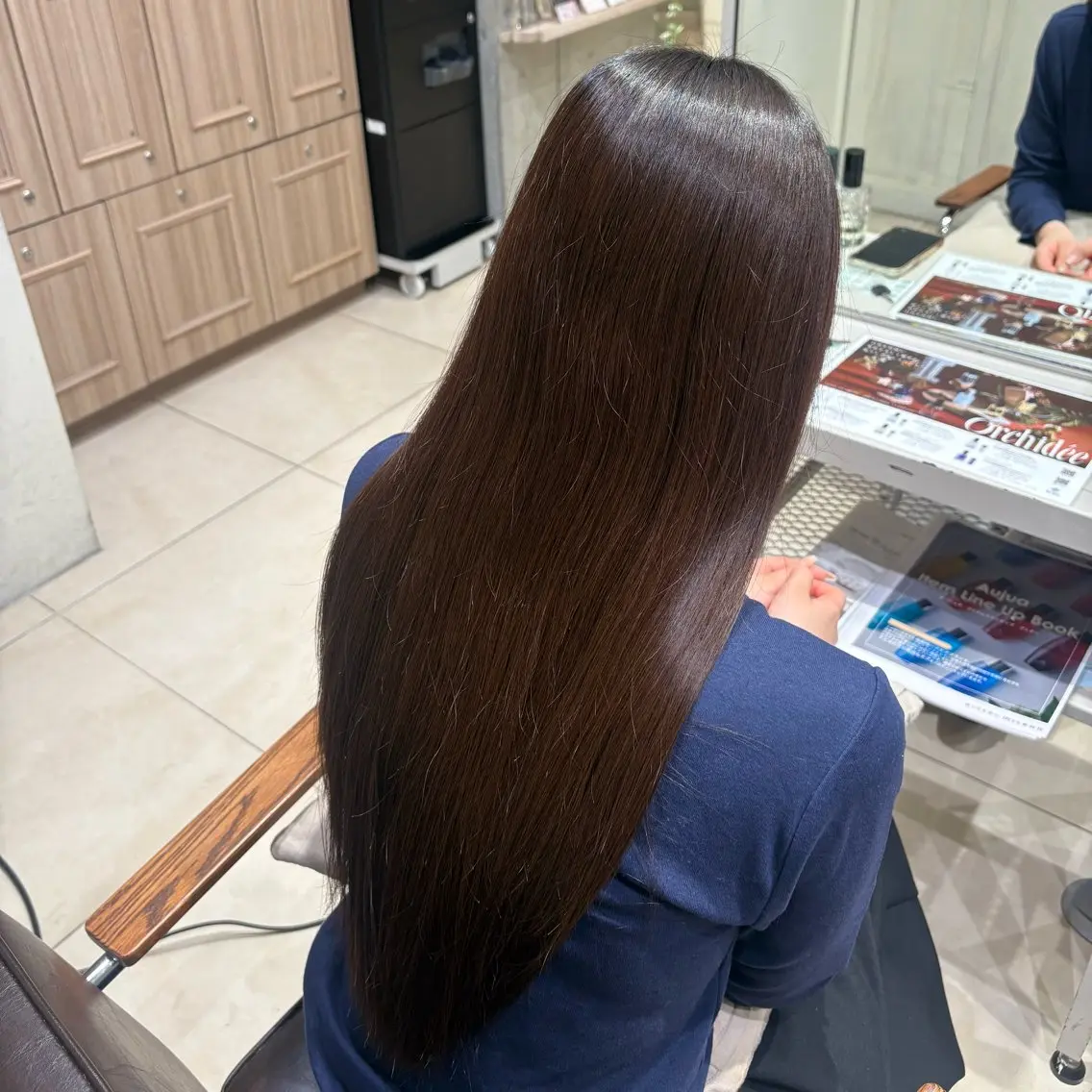 カラー ヘアカラー Asuka🐢💚/ 透明感カラーのヘアスタイル