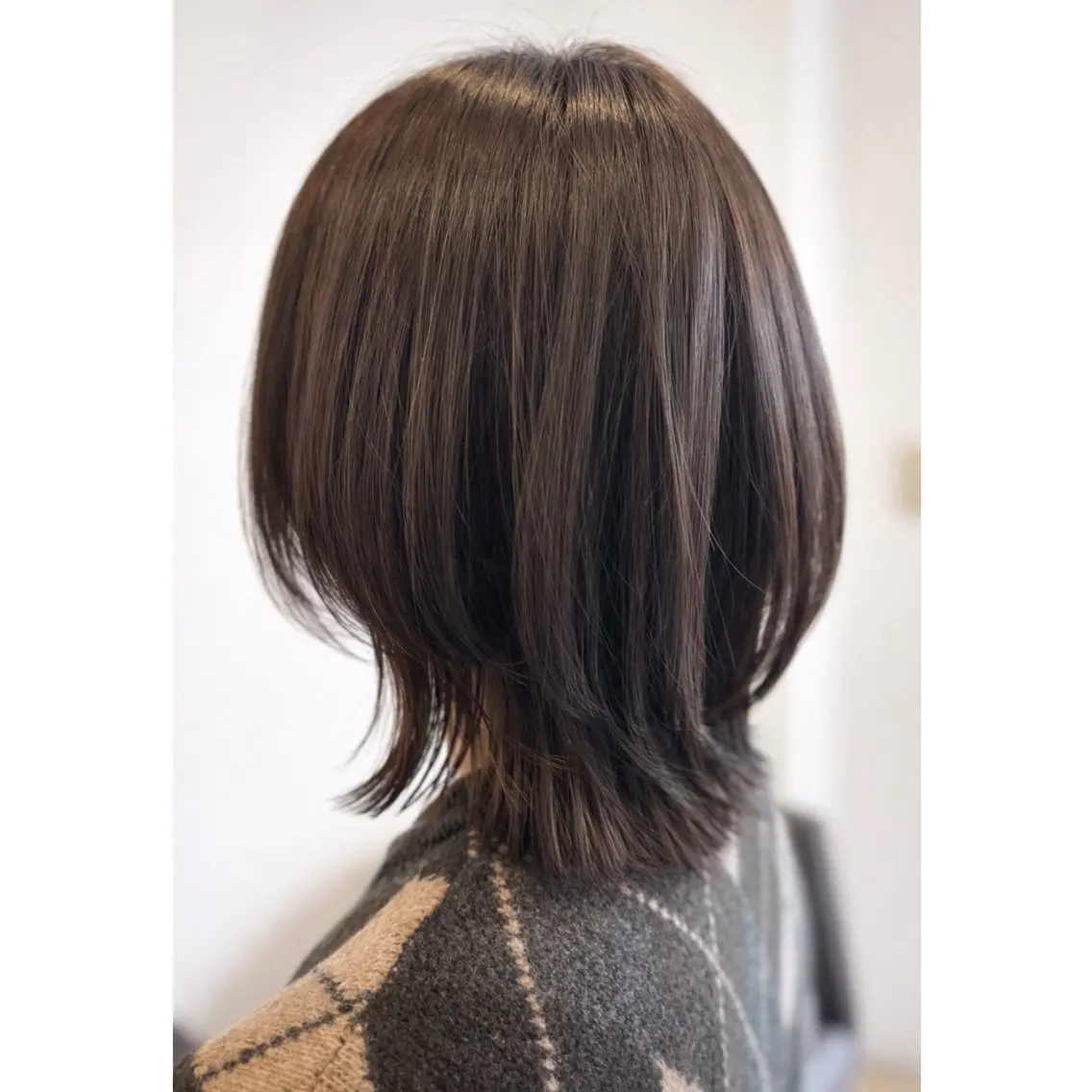 ミディアム ミディアムレイヤー レイヤーカット カット ヘアカラー トリートメント 森光みやび / WILLOW京橋のヘアスタイル