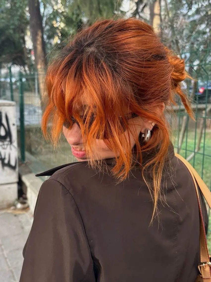 カラー ヘアカラー トリートメント momona english okのヘアスタイル