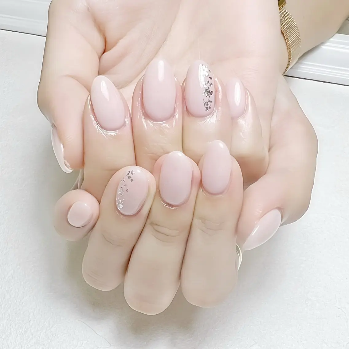 ネイル アートネイル オフィスネイル ワンカラーネイル rouse nail RISATOのネイルデザイン