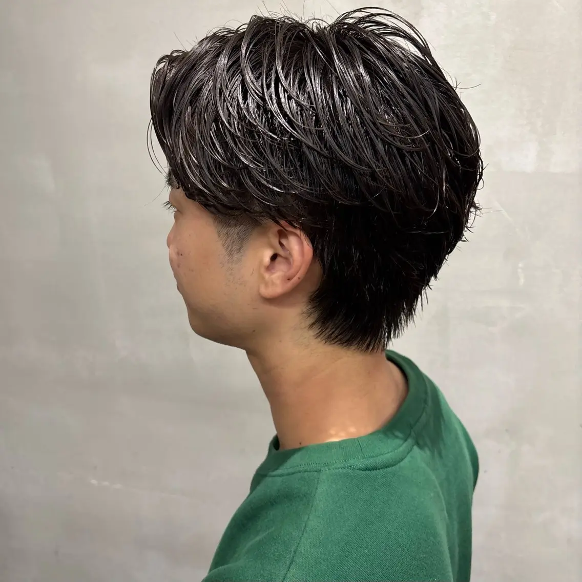 パーマ メンズ 瑠己杏 :ボブ/ ハイトーンワンカラーのヘアスタイル