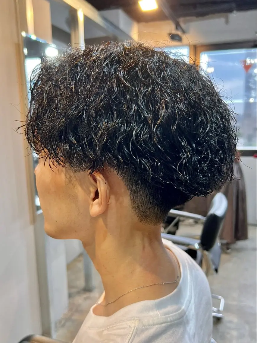 ショート パーマ メンズ メンズパーマ職人 加藤 弘貴のヘアスタイル