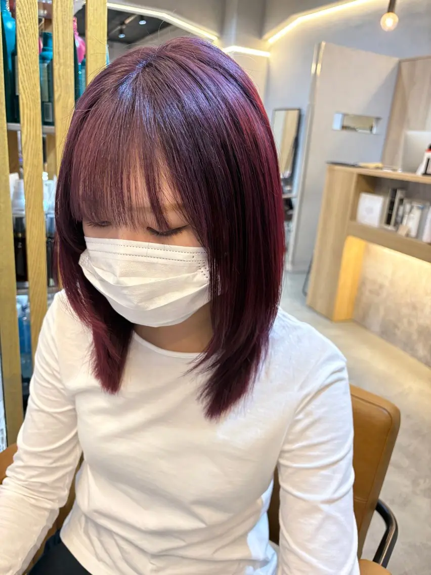 ミディアム ヘアカラー 似合わせ🌿 AYAKAのヘアスタイル