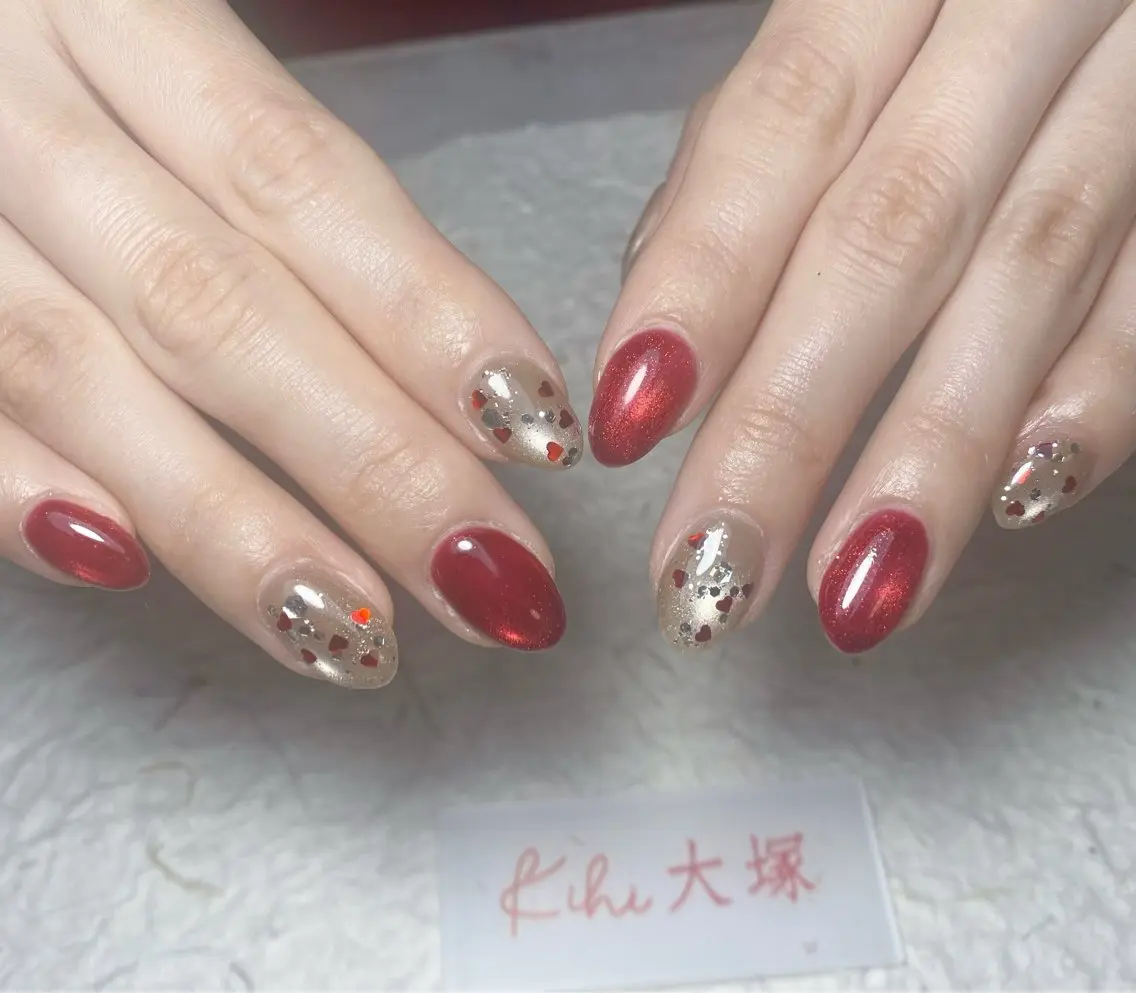 ネイル アートネイル フレンチネイル ジェルネイル グラデーション 韓国ネイル Nail Salon kihi大塚店のネイルデザイン
