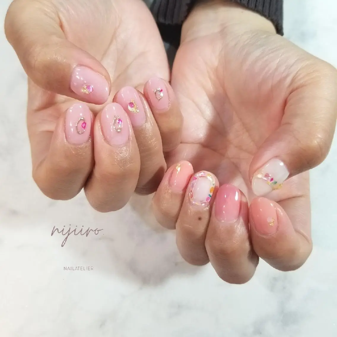 ネイル ハンドネイル nijiiro🌈 サトウのネイルデザイン