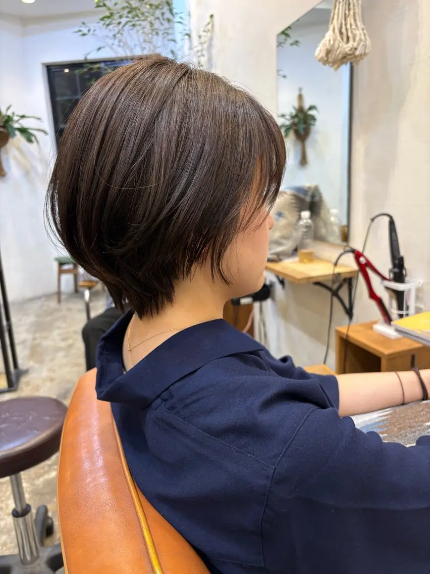ショート カット トリートメント 似合わせカットNo1 いちば　ゆなのヘアスタイル