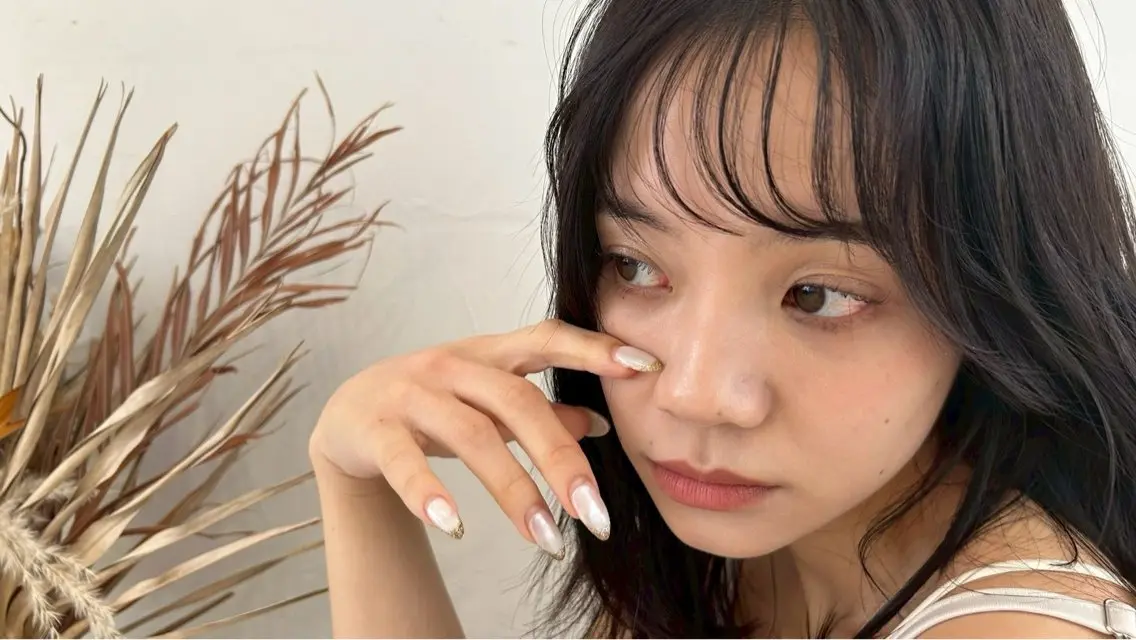 ミディアム カット ヘアカラー トリートメント IVY villa Suzu.のヘアスタイル