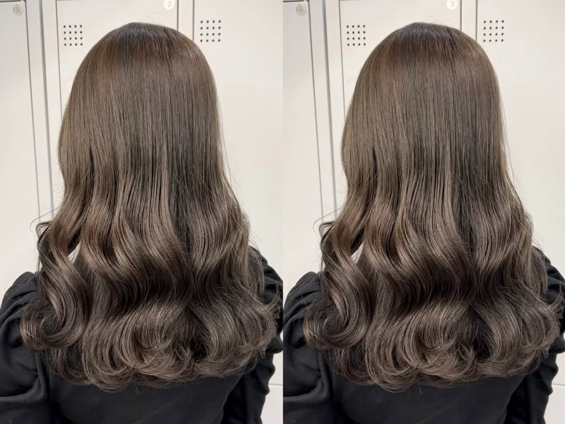 【当日予約可】🎀最高級透明感カラー+補修トリートメント🎀¥4,600-(通常¥8,500)の写真
