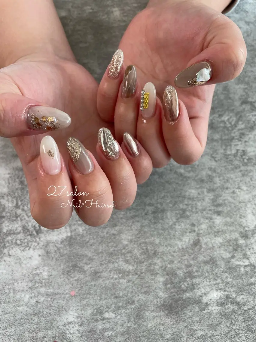 ネイル ニュアンスネイル 27salon yuinaのネイルデザイン