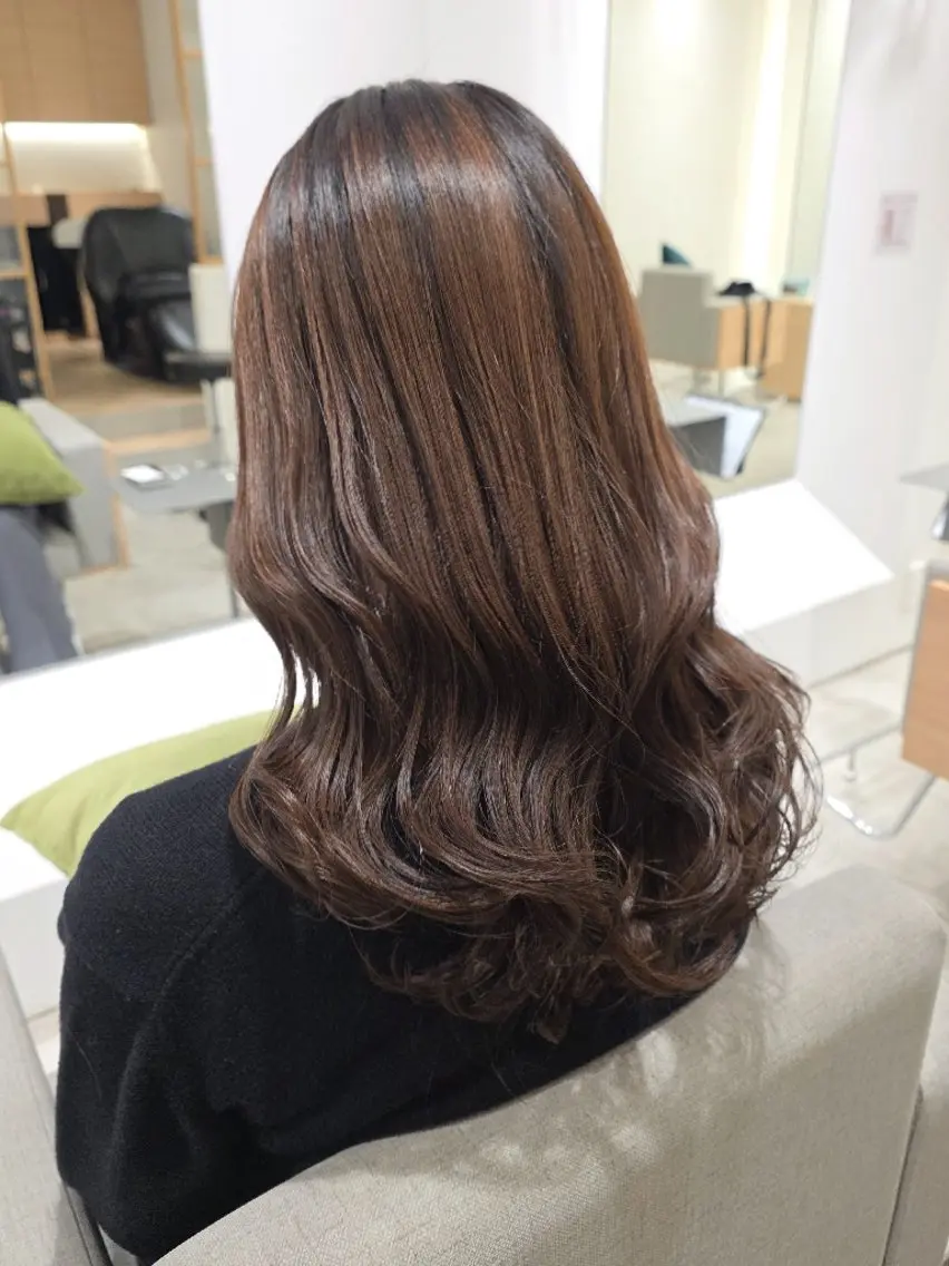 セミロング カット トリートメント ✂髪質改善ストレート NO.1 深澤 颯斗のヘアスタイル