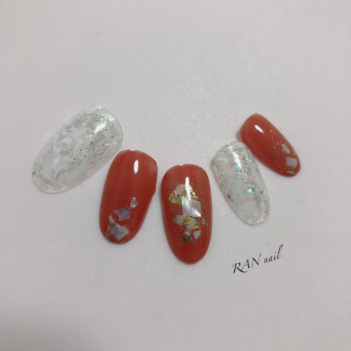 ネイル レース ハンドネイル フットネイル RAN nailのネイルデザイン