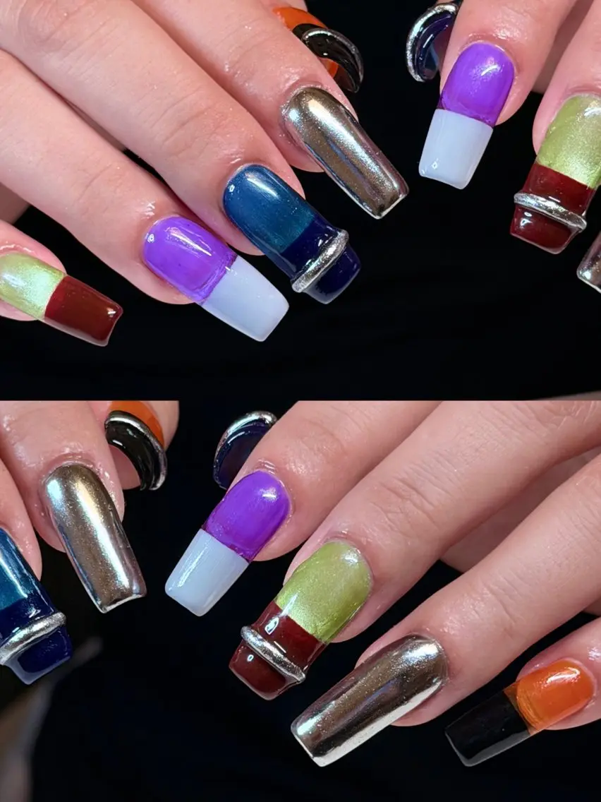 ロング ハンドネイル Kiki / art nailのネイルデザイン