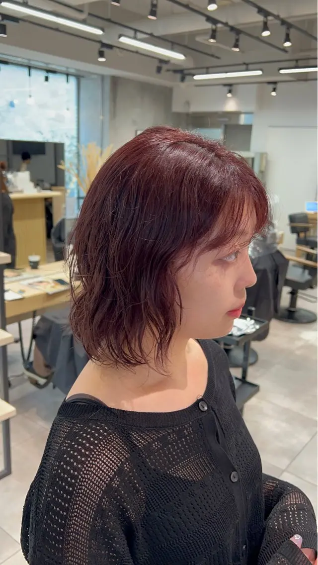 ショート カラー カット 縮毛矯正 🌞レイヤー×カラー 前川那津美🌞のヘアスタイル