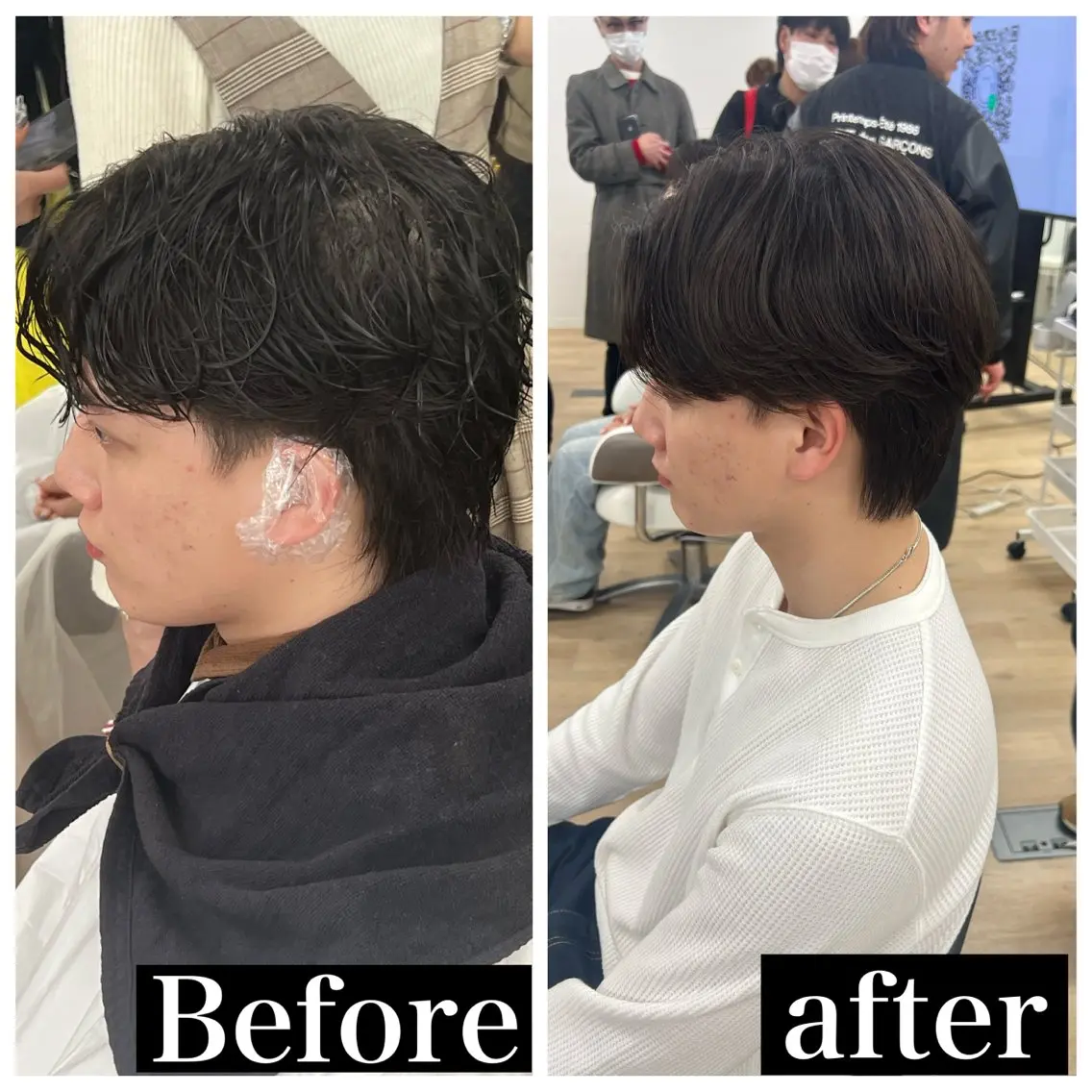 ショート 縮毛矯正 下條 真のヘアスタイル