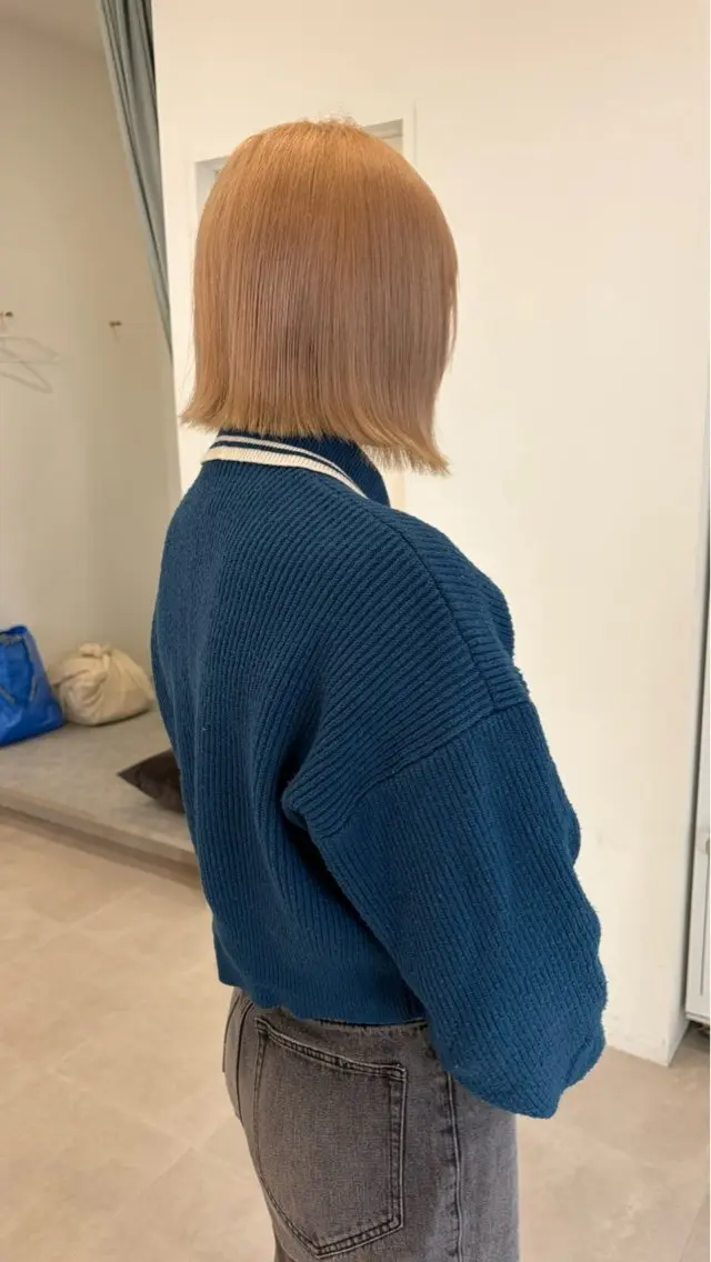 カラー カラー/ブリーチ モデル募集 柴田のヘアスタイル