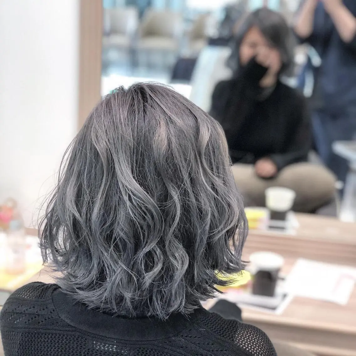 ミディアム カラー ヘアカラー トリートメント 💙髪質改善 💙和田💙のヘアスタイル