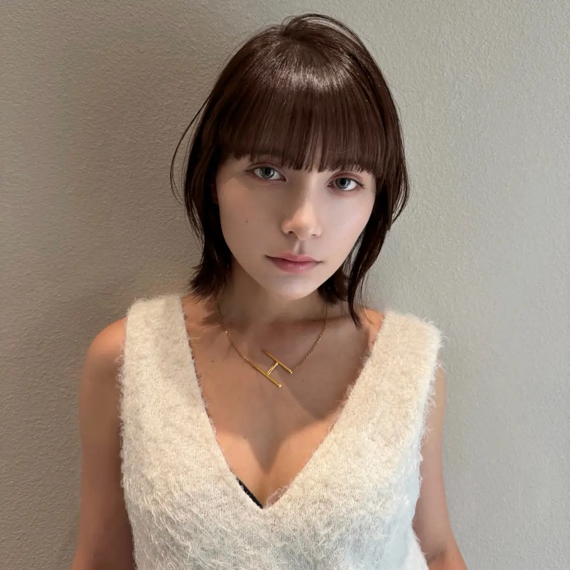 ショート カラー レイヤー|縮毛矯正 |韓国ボブ|岡田洸太のヘアスタイル