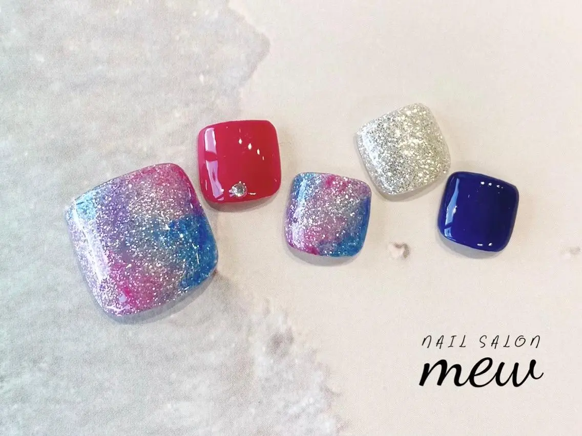 ネイル フットネイル Nail salon mewのネイルデザイン