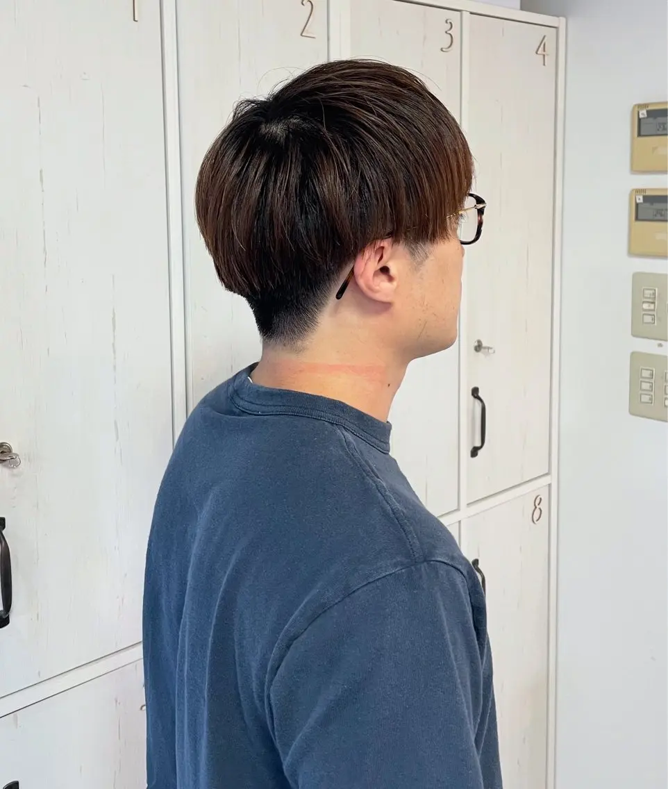 ショート メンズ マッシュ 川原 飛奈のヘアスタイル