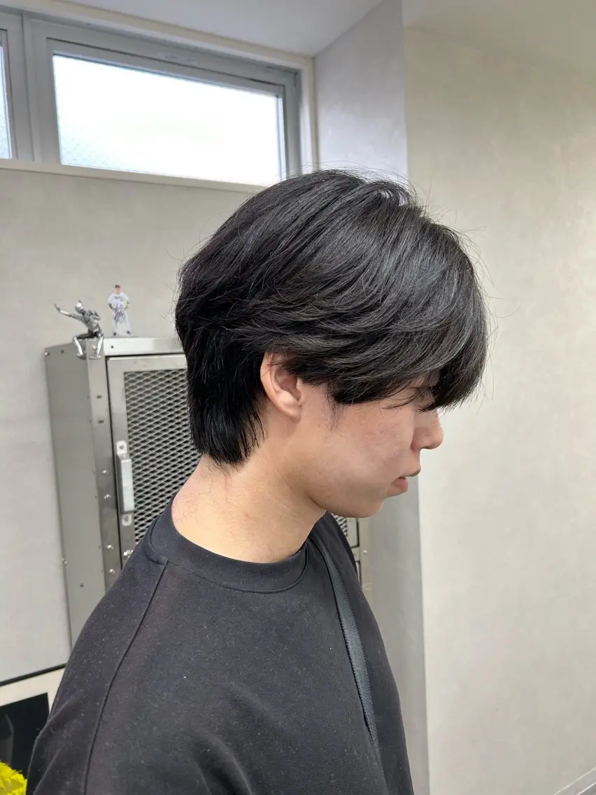 ショート メンズ カット パーマ 🤍メンズ韓国ヘア HARUNA🖤のヘアスタイル