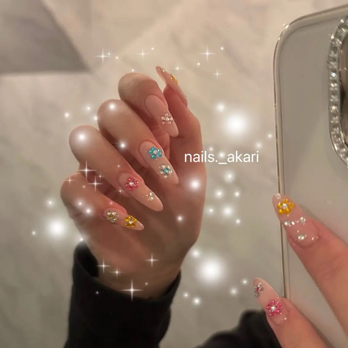 ネイル ハンドネイル akari🎀 naill|堺筋本町のネイルデザイン