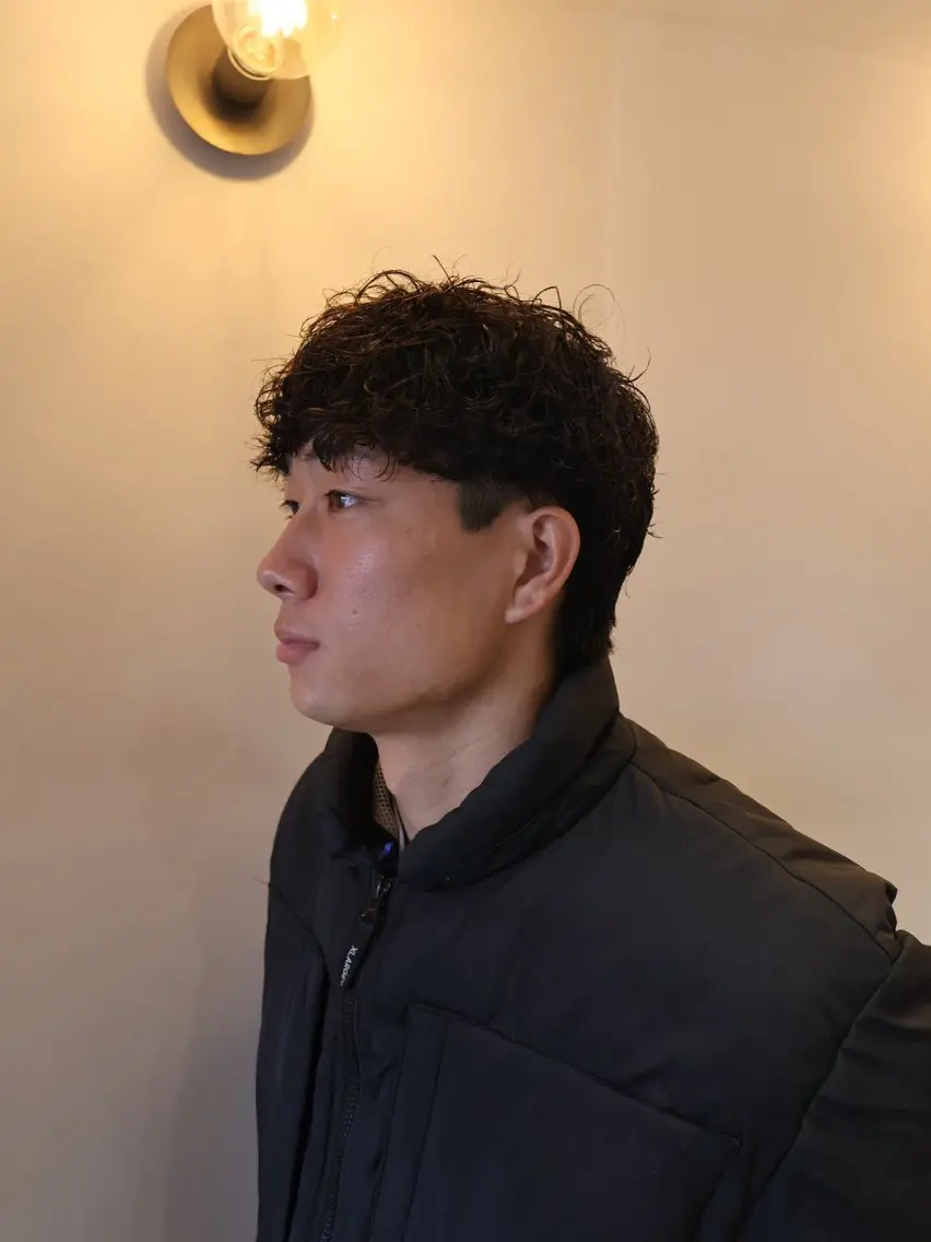 ショート メンズパーマ梅田 ・川副史晶のヘアスタイル