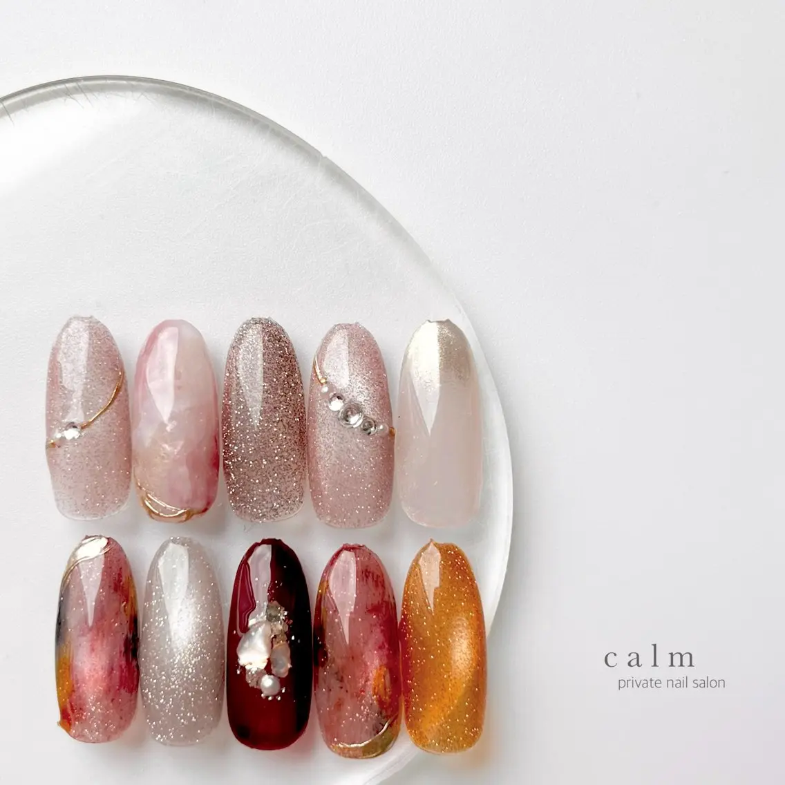 ネイル ハンドネイル calm 〔ｶｰﾑ〕のネイルデザイン