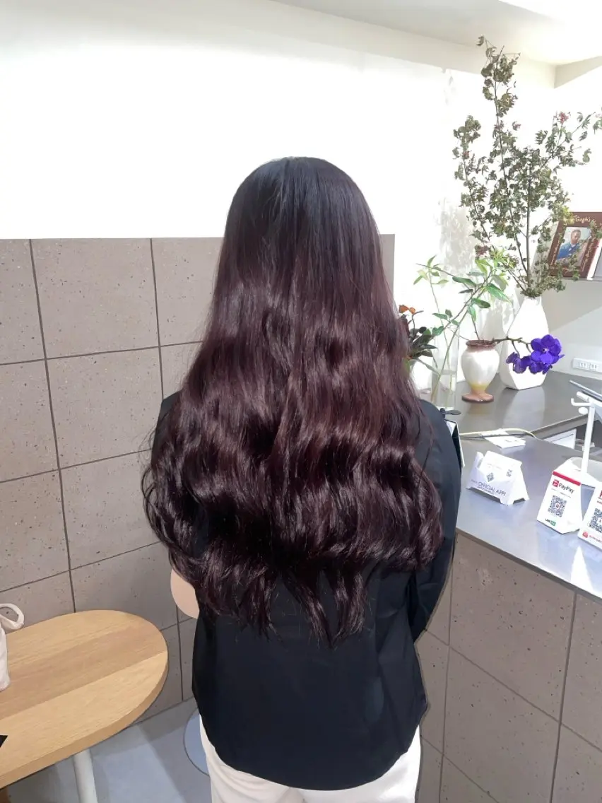 ロング カラー ヘアカラー JURI /HUIのヘアスタイル