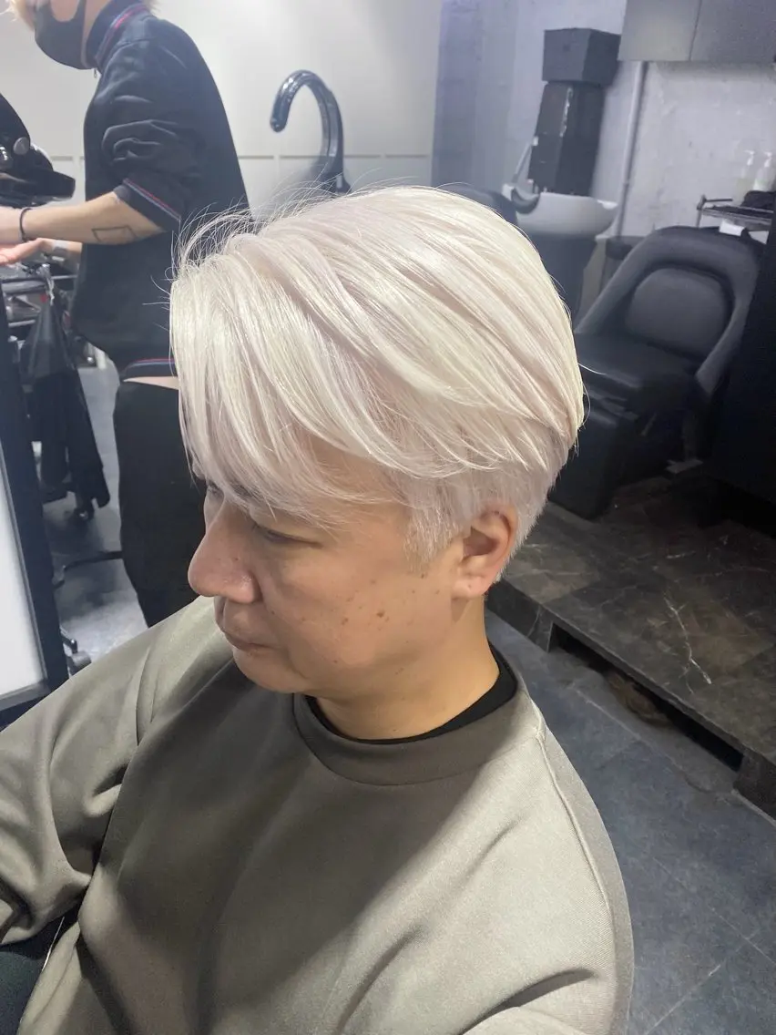 ショート カラー ブリーチ ヘアカラー パーソナルカラー診断 ホワイトカラー美座尊のその他イメージ