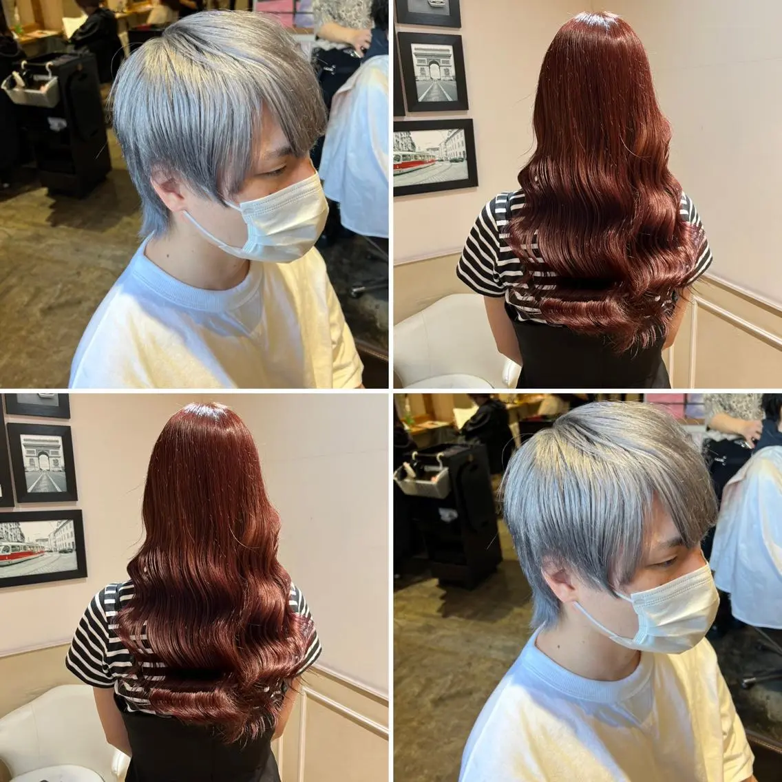 ロング カラー メンズパーマ特化 望月謙二郎のヘアスタイル