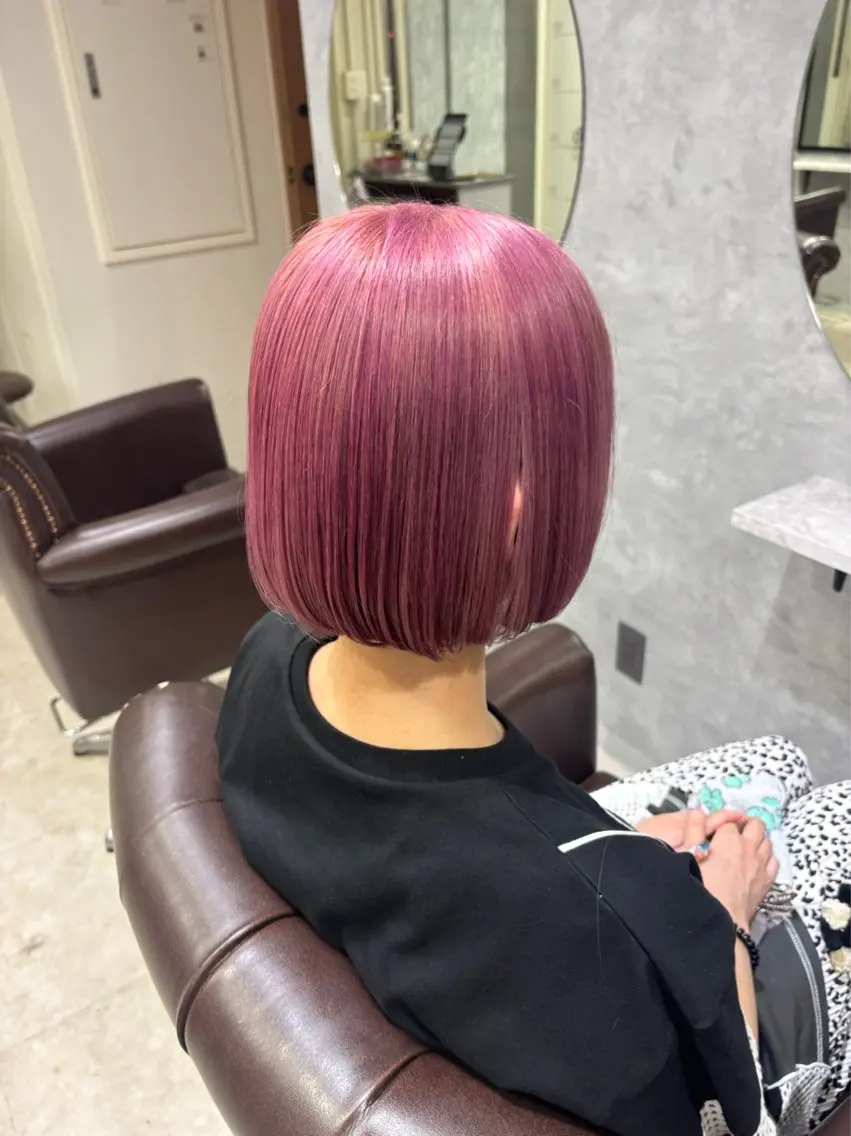 ショート ヘアカラー トリートメント 池袋/カラー特化🎨 ロング料金なし🩵のヘアスタイル