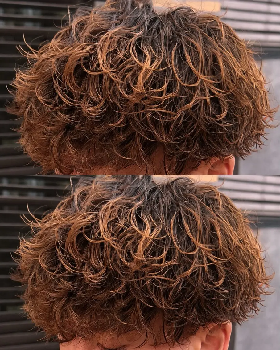 メンズ メンズパーマ カット ヘアカラー パーマ ヘッドスパ ヘアセット メンズ特化美容師 💠チナツのヘアスタイル
