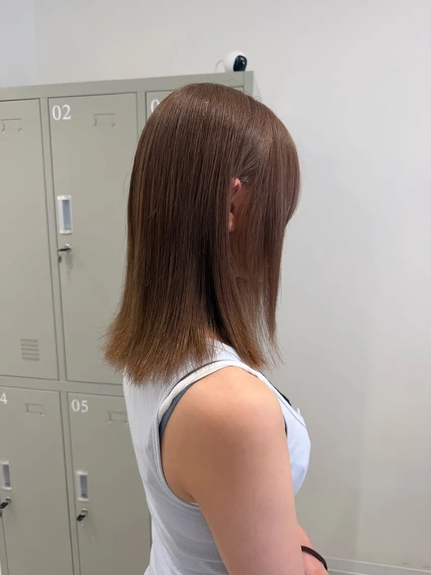 ミディアム トリートメント ヘアカラー トリートメント YOSHINO AIKOのヘアスタイル