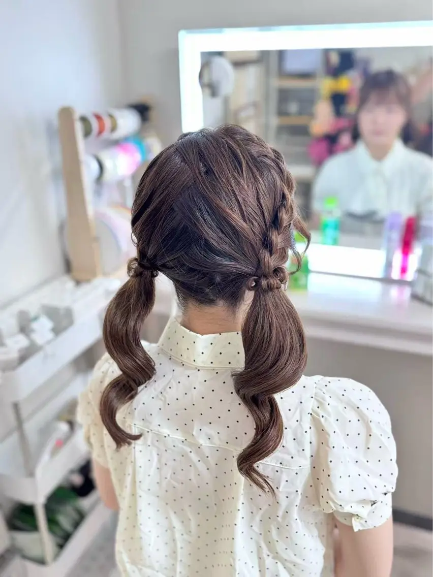 ヘアアレンジ ヘアセット Eyedor まつパ／眉毛専門店のマツエク・マツパデザイン