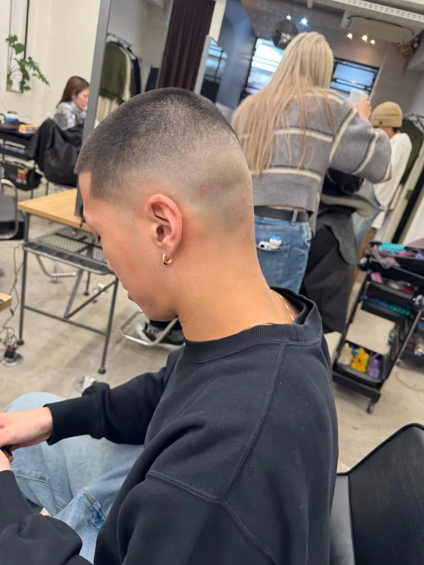 ショート メンズ ボウズ フェードカット メンズショート スキンフェード ショートヘア カット トリートメント 💈メンズ特化💈 TASUKUのヘアスタイル