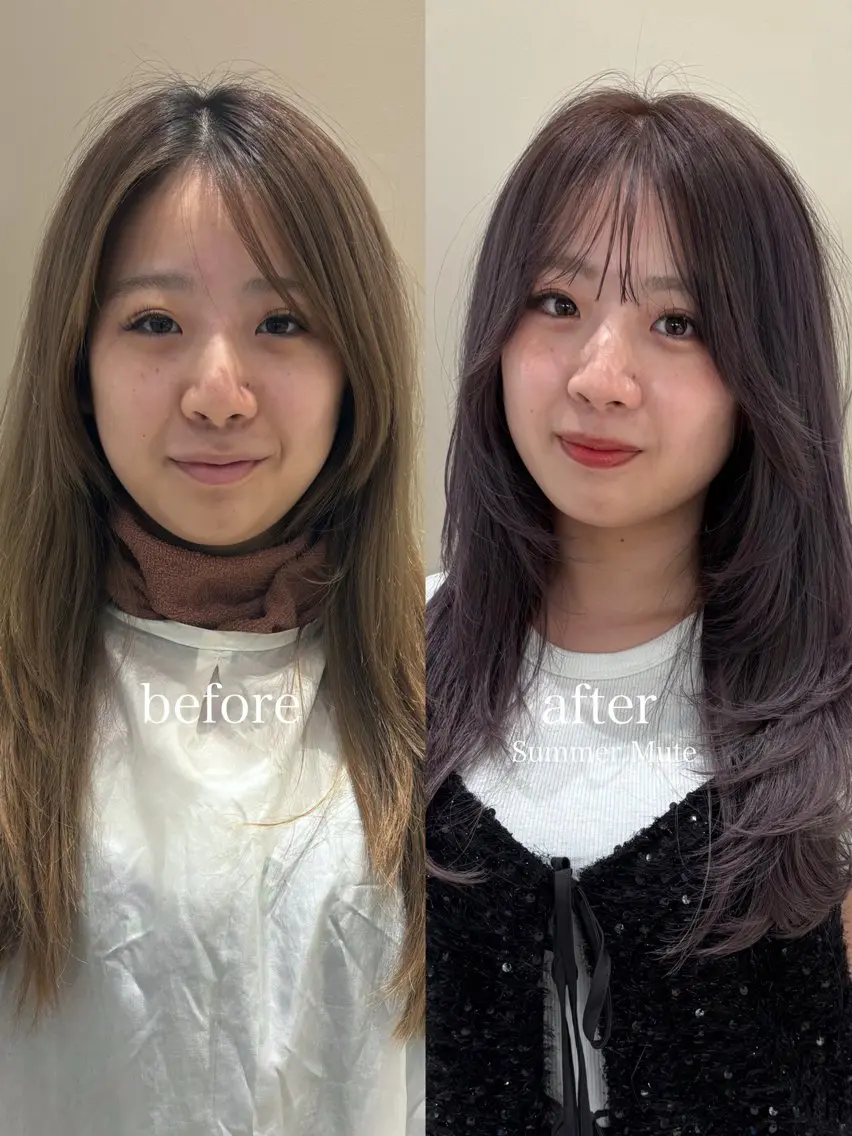 ロング ヘアカラー 山村さら💎垢抜け レイヤー/ヘアメイクのヘアスタイル