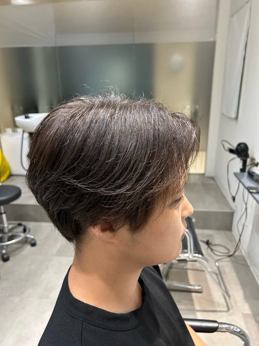 カラー メンズ ブラウンカラー ヘアカラー メンズカラー/本厚木 メンズ特化/たくとのヘアスタイル