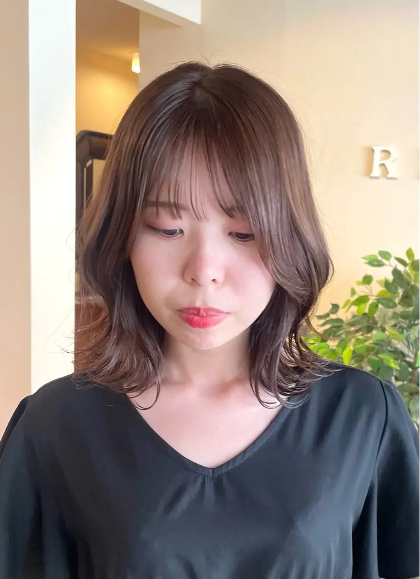ミディアム 宮本 いぶきのヘアスタイル