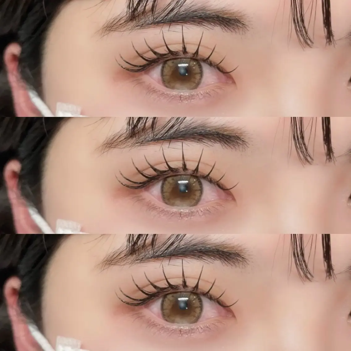 【 🫧アップワードラッシュ🫧 】 flat mat lash エクステ 140​〜​160本 🏷️の写真
