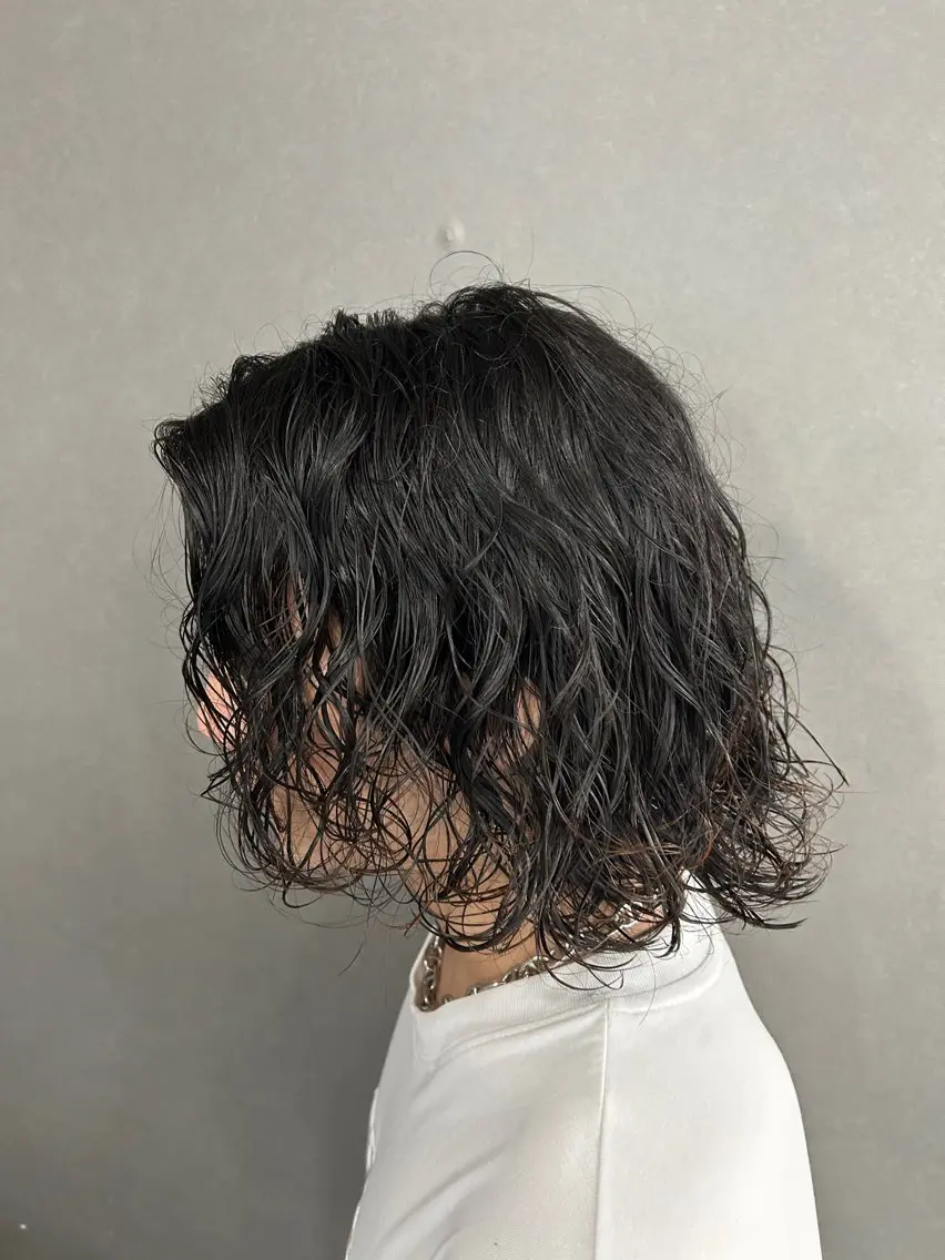 パーマ メンズ カット パーマ トリートメント ヘッドスパ ヘアセット カズキ🌼曲がる 縮毛矯正のヘアスタイル