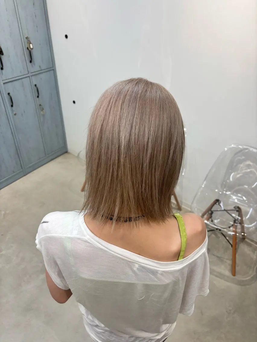 ミディアム ヘアカラー 鈴木 朔弥/一宮のヘアスタイル