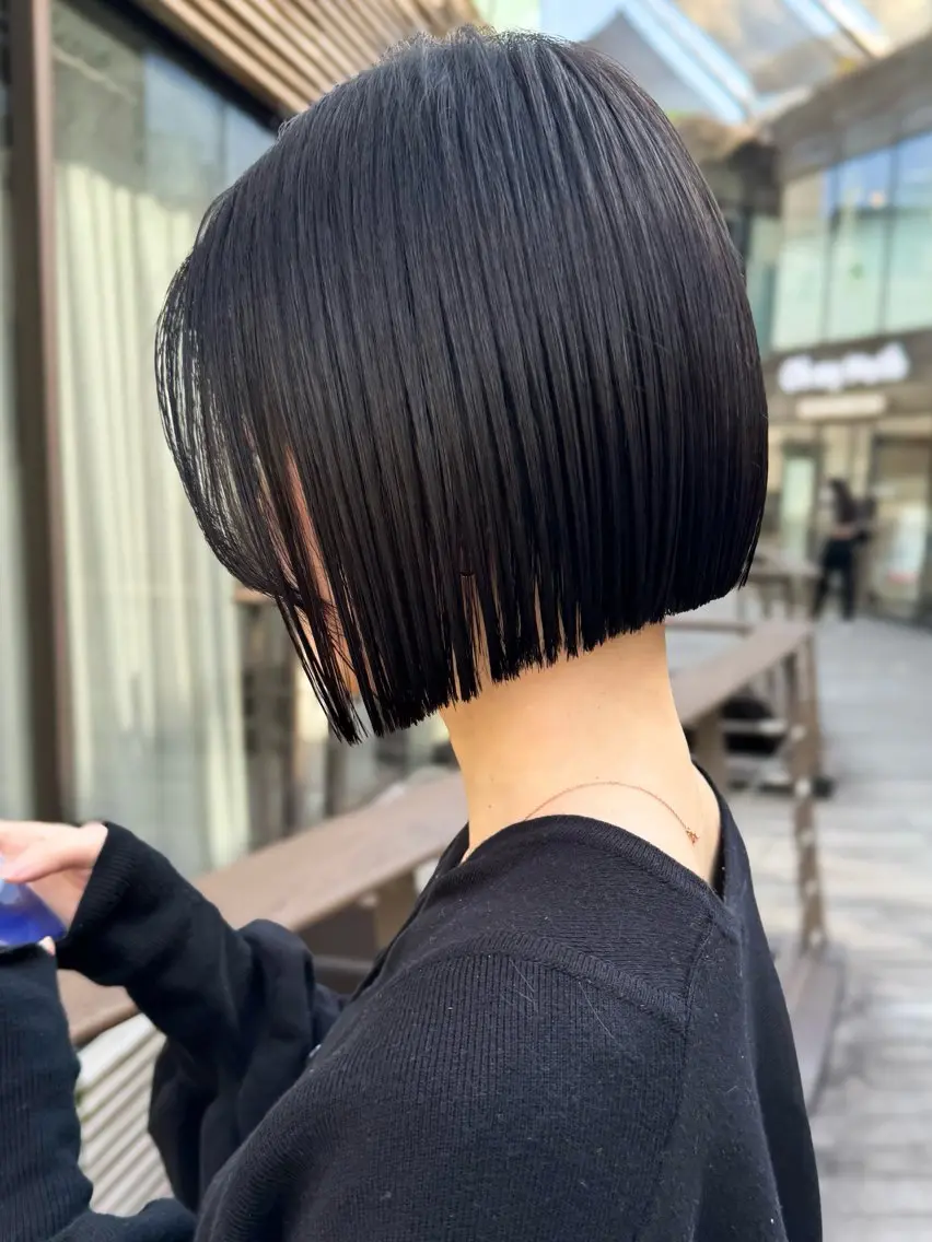 ショート パーマ ボブ 縮毛矯正 カット 縮毛矯正 トリートメント ボブ/ショート /パーマ/shinのヘアスタイル