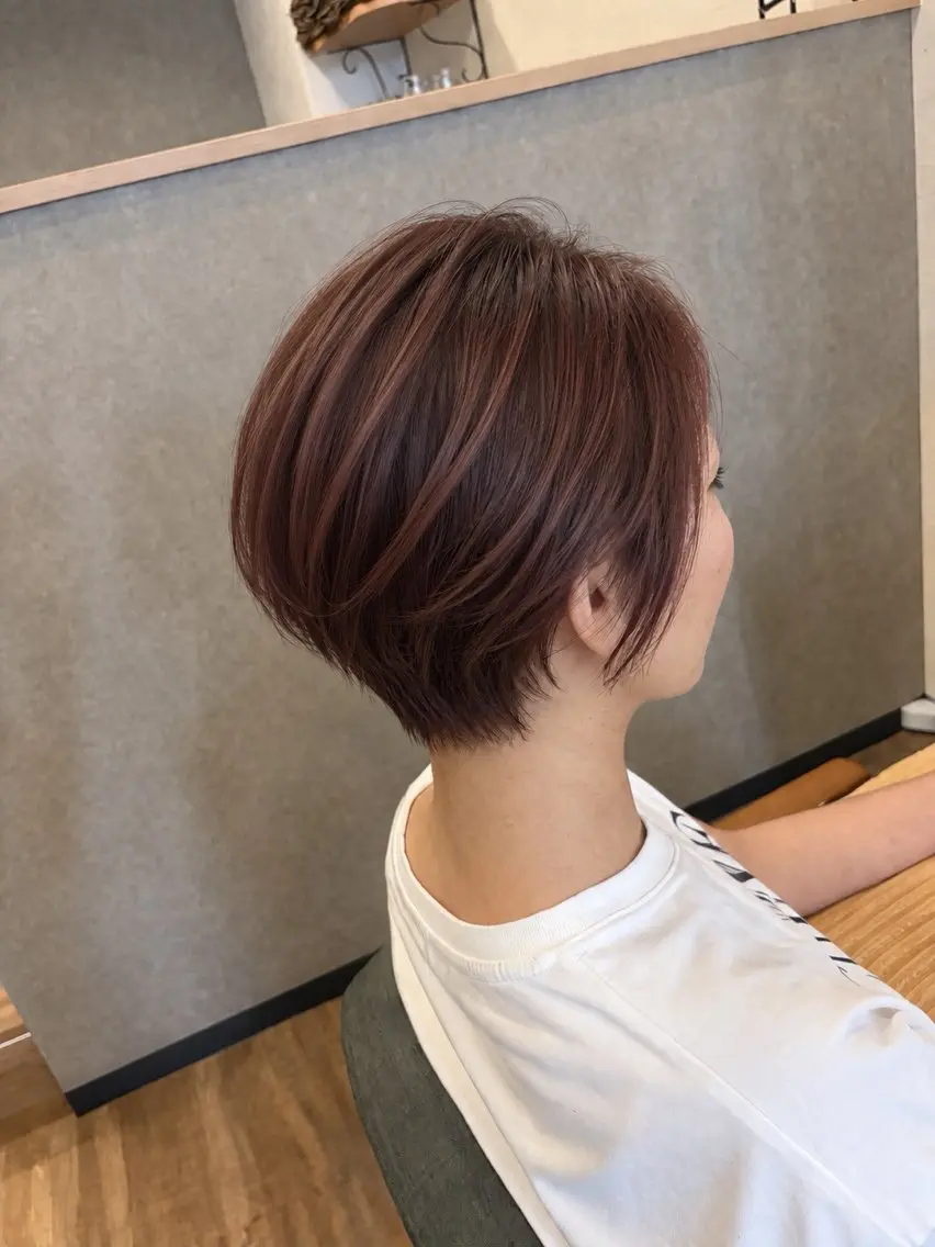 ショート カット ヘアカラー 野呂 隼人のヘアスタイル