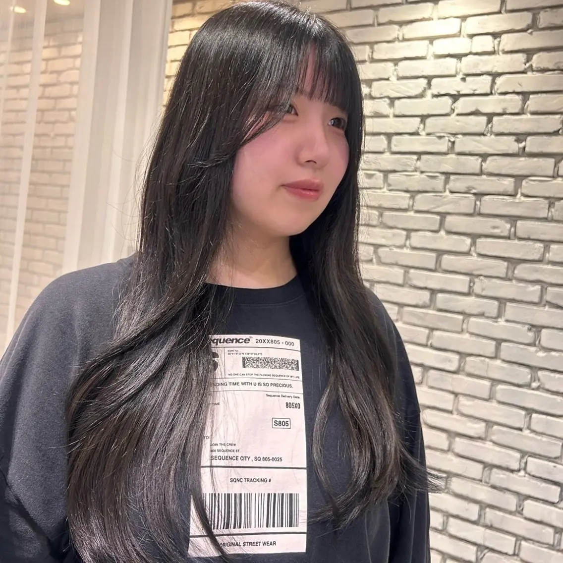 ロング 🤎オリーブカラー× パーマ特化💫森口のヘアスタイル