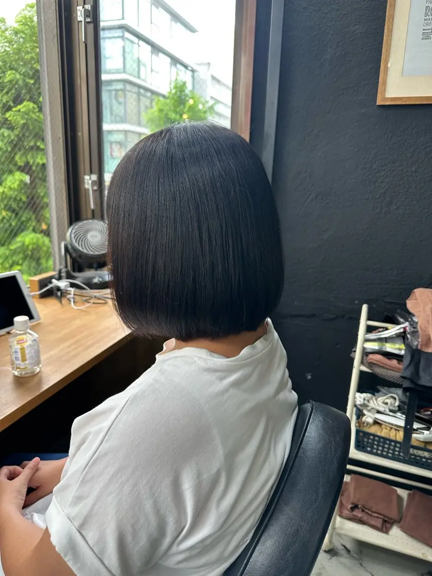 ショート ボブ 山田 翔夢のヘアスタイル