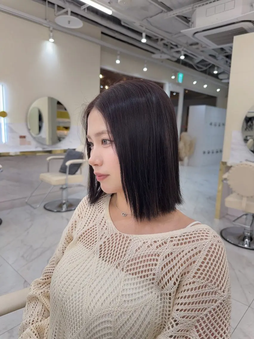 aku💞韓国風🩷 ピンクカラー🎀🩷のヘアスタイル