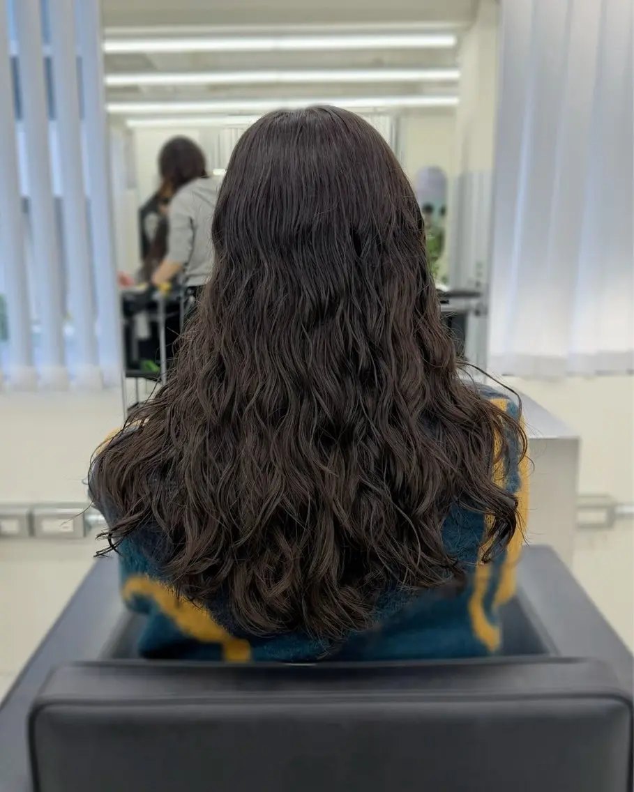 ロング パーマ パーマ ロングパーマ/ボブ/ 表参道/aoba🩵のヘアスタイル