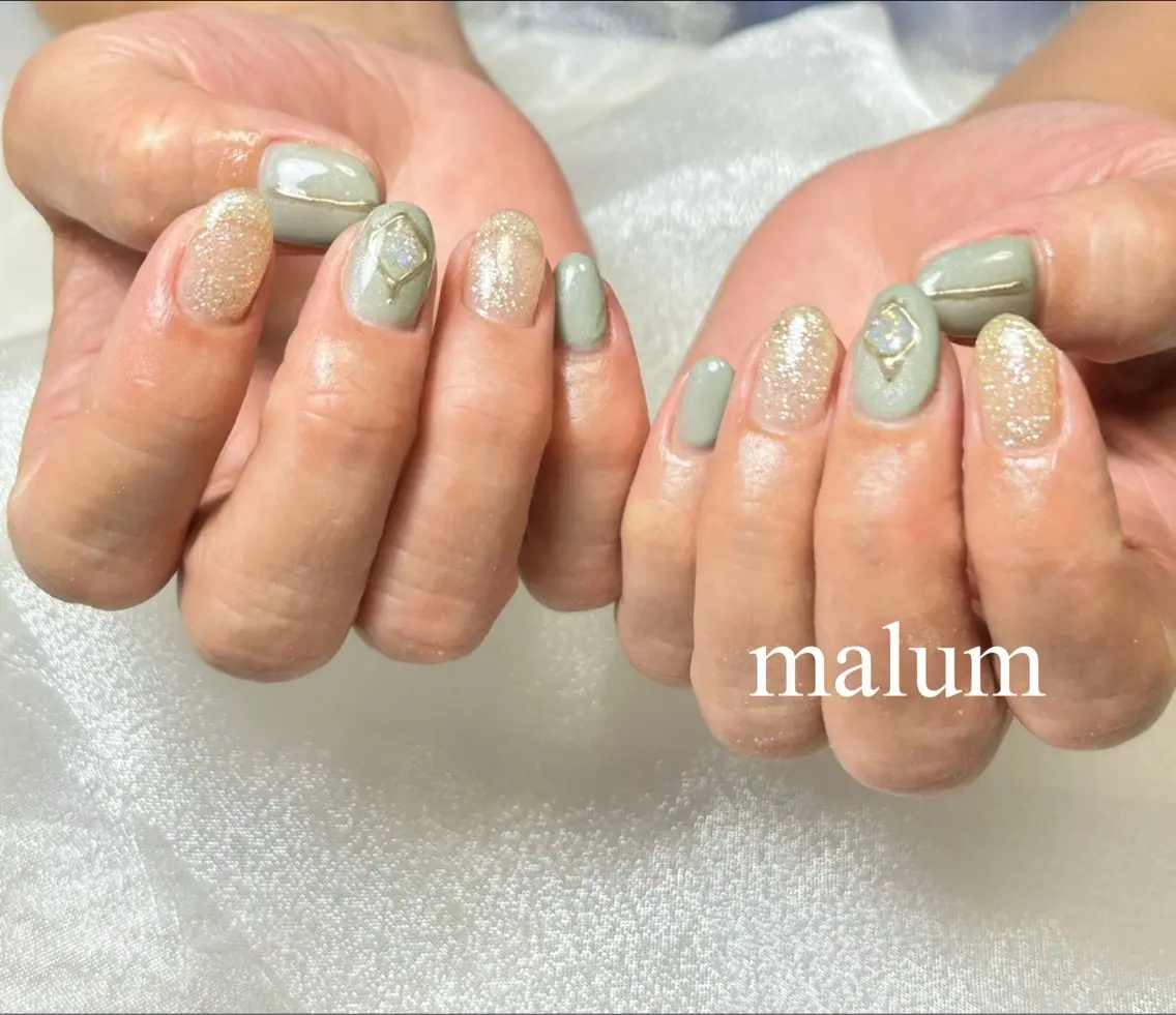ネイル ハンドネイル malum nailのネイルデザイン